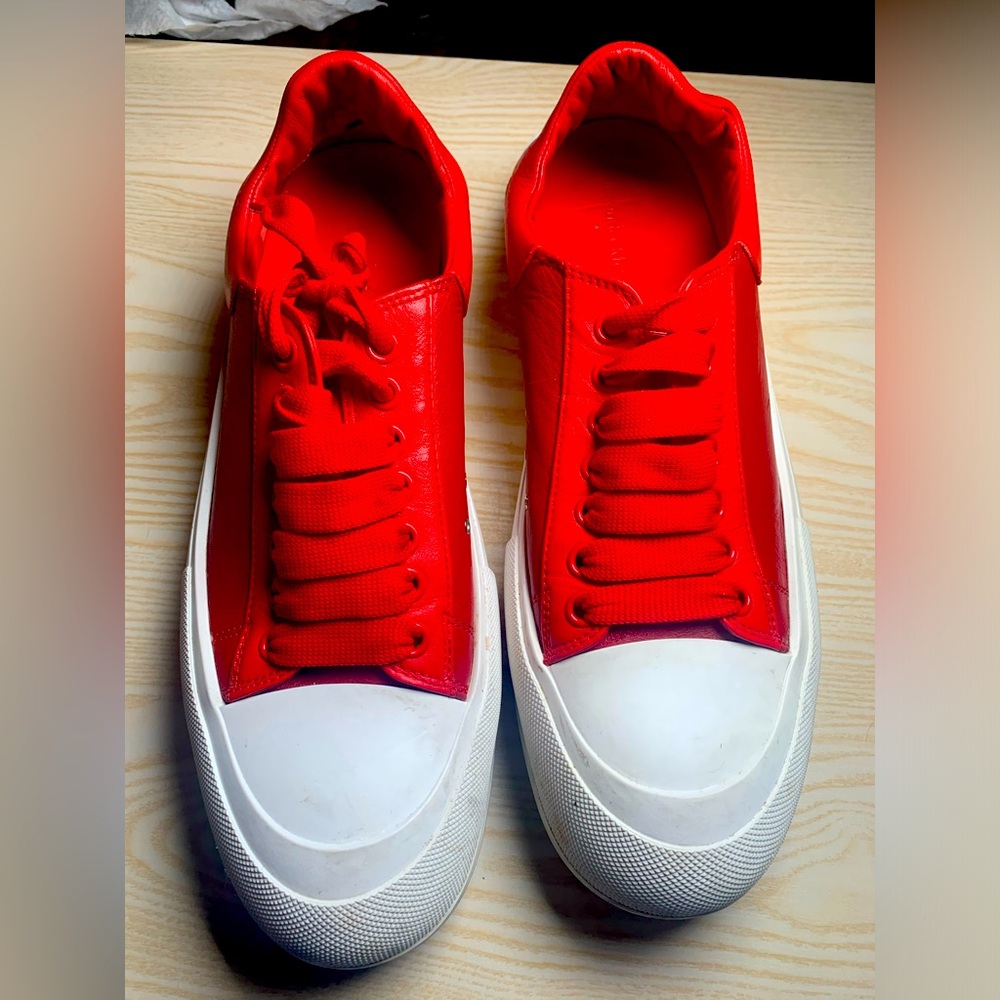 **For Sale: Beautiful Red McQueen Sneakers**